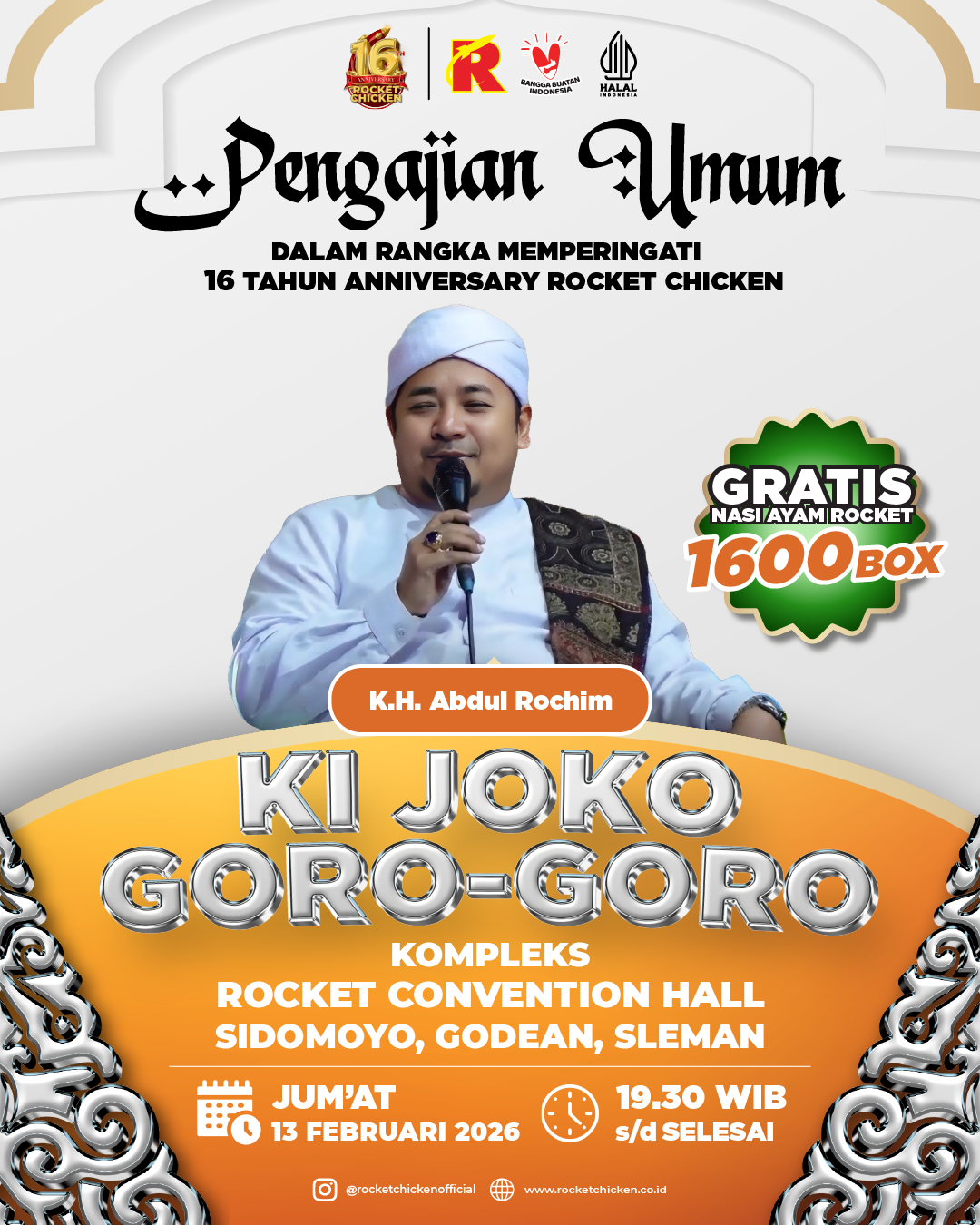 Pengajian Umum Bersama KI JOKO GORO GORO - K.H. Abdul Rochim